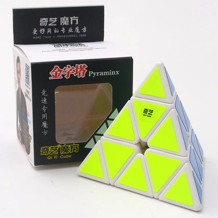 Qiyi Cube Mofangge 3x3x3 Пирамида магический куб профессиональные Волшебные кубики Пазлы скорость Cubo красочные Развивающие игрушки для детей