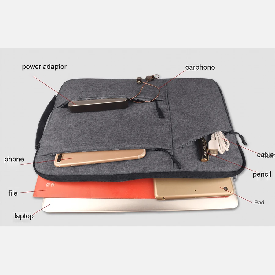 Сумка для ноутбука чехол 13 3/14/15/15. 6 дюймов Macbook Air 15 Pro Lenovo Yoga Book Microsoft Surface|Сумки и