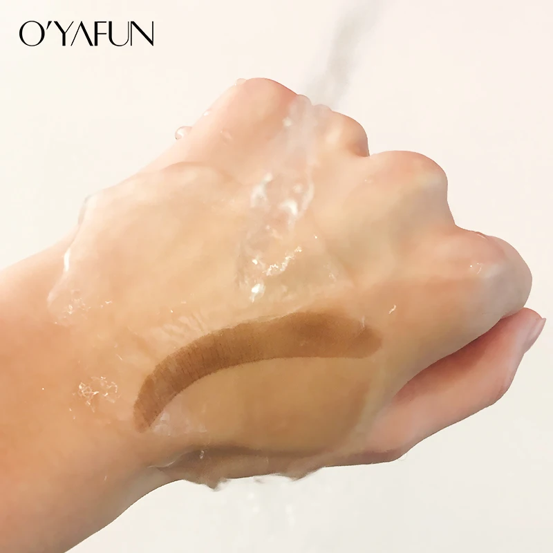 OYAFUN 2 цвета Трафарет для бровей порошковый уплотнитель Тени Набор водостойкий