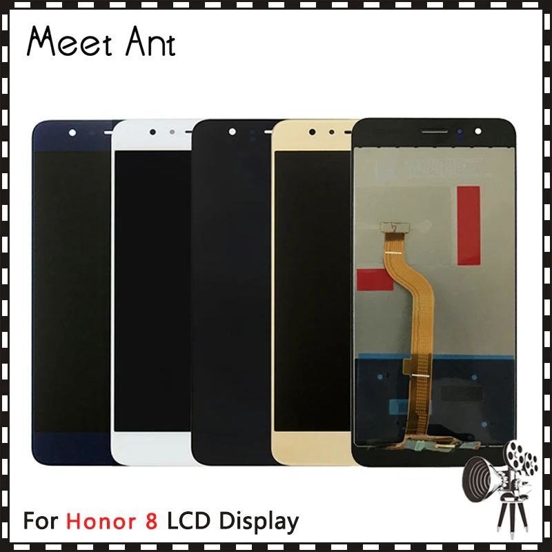 

DHL 10pcs/lot High Quality 5.2'' For Huawei Honor 8 LCD Display Screen With Touch Screen Digitizer Assembly