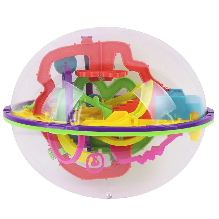 208 шагов 3D волшебный Интеллектуальный шар мраморная головоломка игра Perplexus