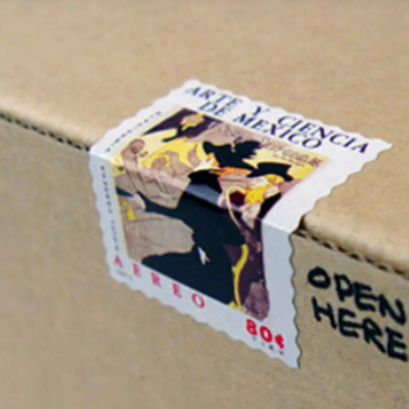 6 листов/сумка Винтаж ретро Европа Путешествия штамп наклейки Sticky Бумага для