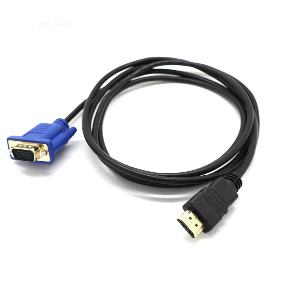 1 шт. 8 м Выход Дисплей 1080 P быстрая передача конвертер TV Box HDMI к VGA мужчины