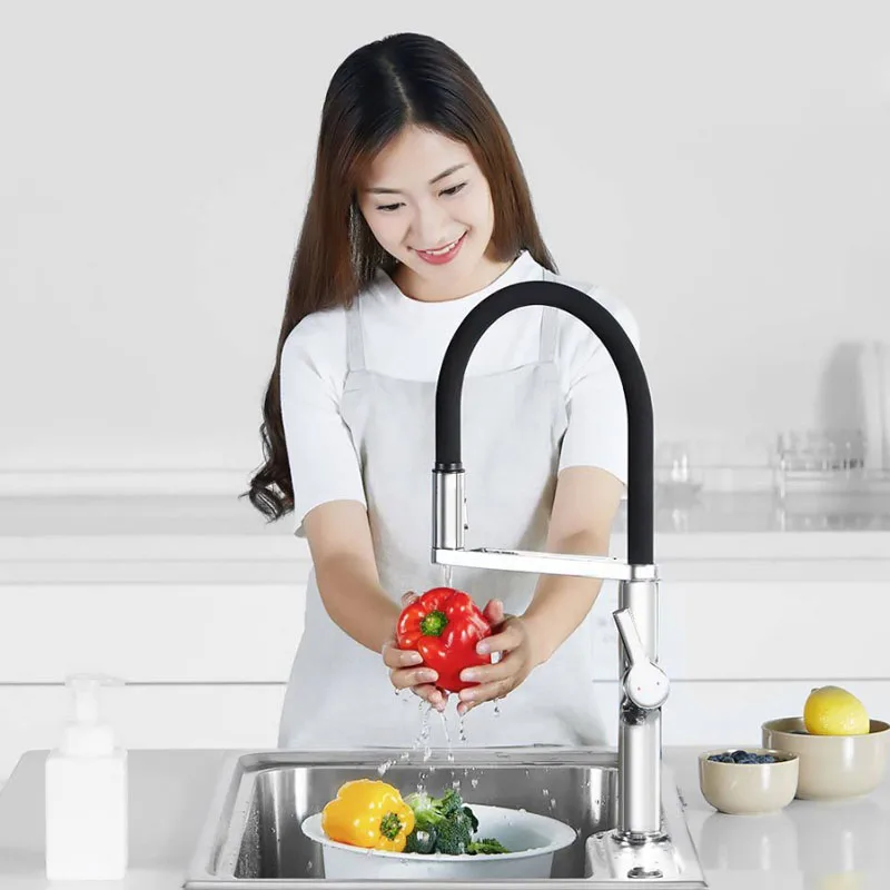 Новый Кухонный умный сенсорный переключатель Youpin Dabai U-Yue смеситель с поворотом на