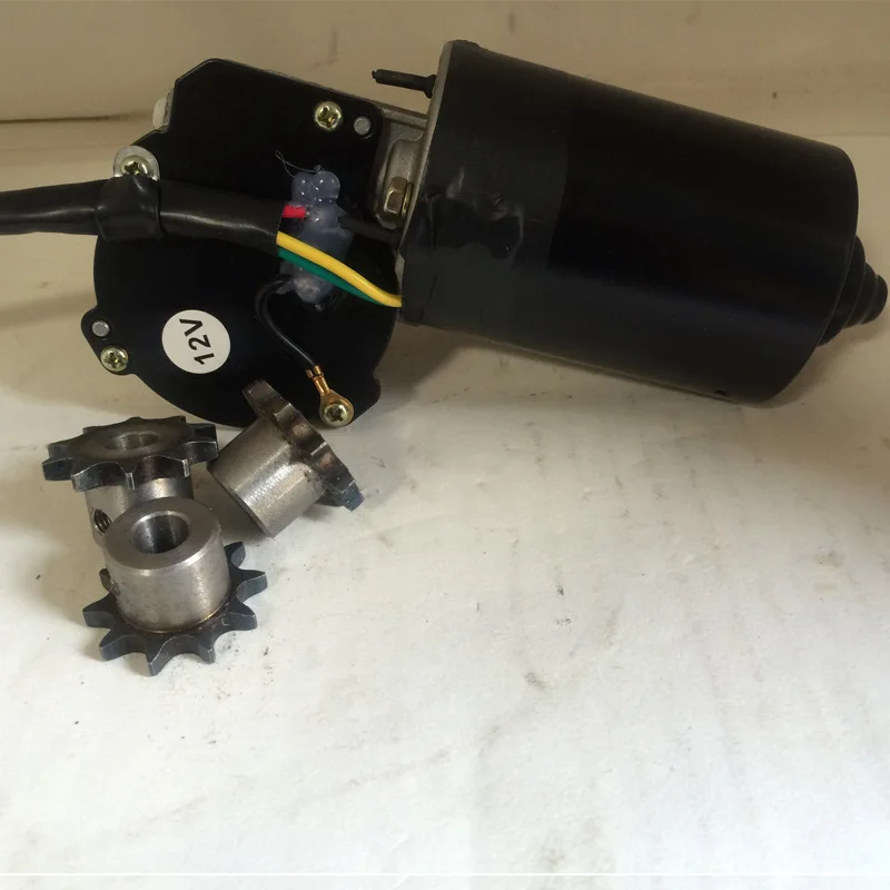 Электродвигатель с червячной шестерней 12 В постоянного тока 60 Вт 30 об/мин 5 А 6 нм