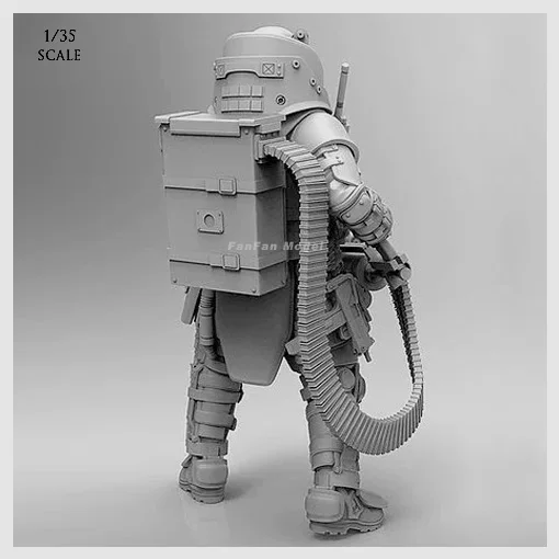 1/35 наборы из смолы авангардный сверхмощный коммандос (белая модель) солдат (50 60