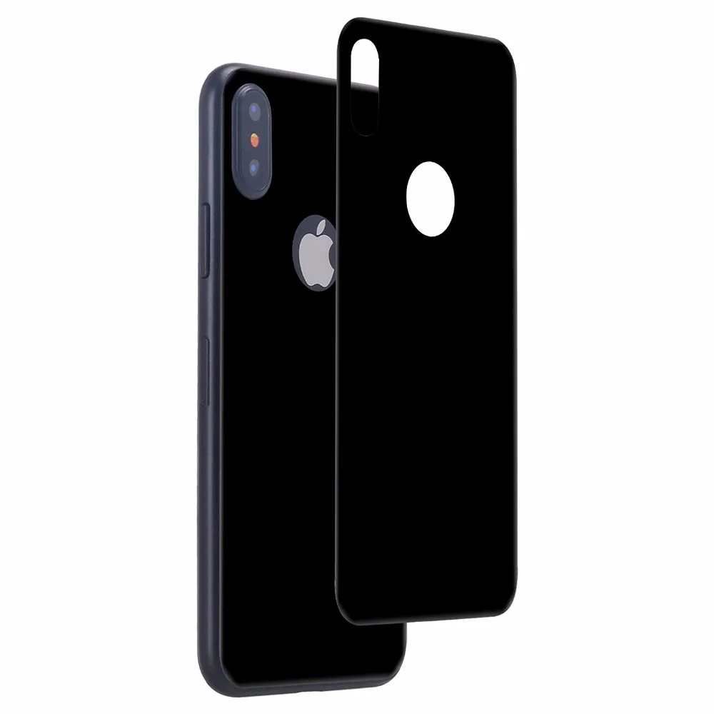 0 3 мм Защитная пленка для задней панели iPhone 8 Plus X закаленное стекло 10 обратная