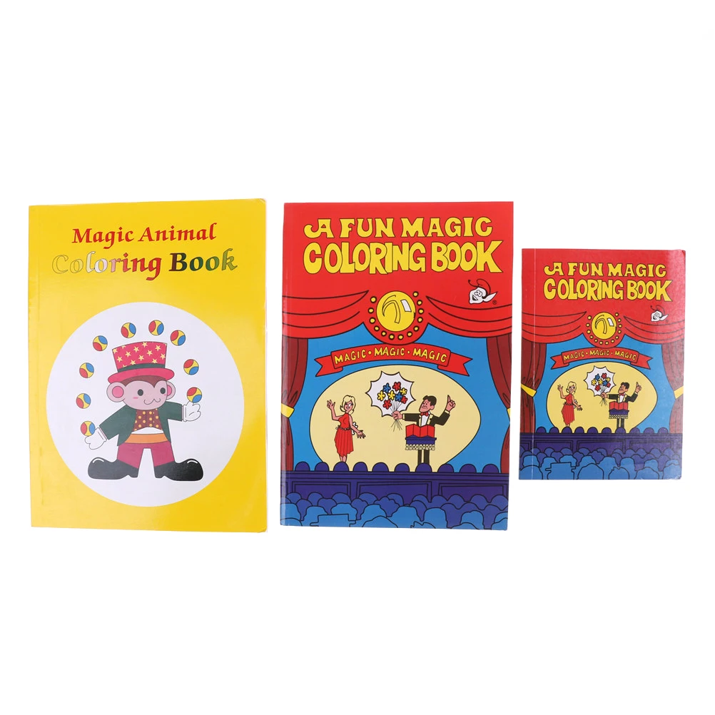 2 размера забавная комедия волшебная раскраска эллюсионист Волшебные трюки