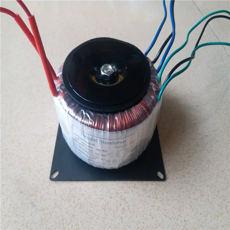 24V-0-24V 3.85A 15V-0-15V 0.5A Кольцевой трансформатор 200VA 120В вход медный изготовленный на