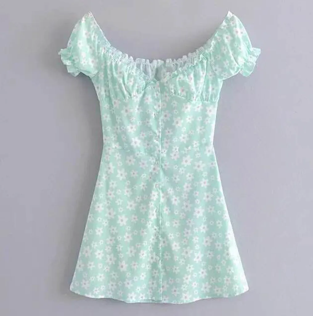 Горячая Распродажа летнее модное женское мини-платье с принтом коротким