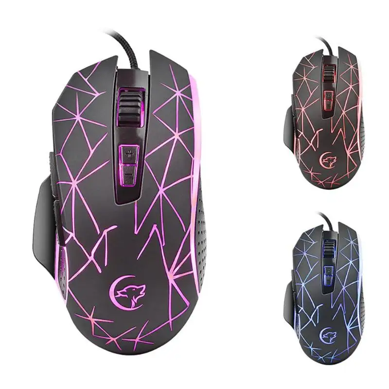 G816 игровая мышь Usb Проводная оптическая 3200 точек/дюйм Регулируемая 9 кнопок мыши с