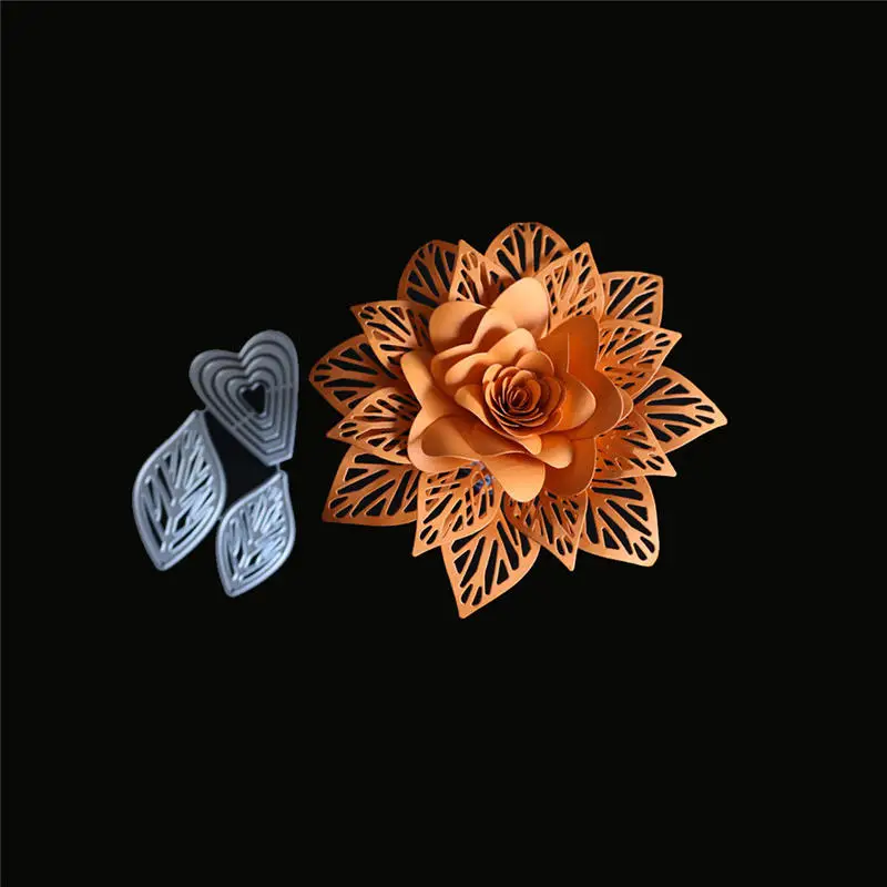 Новый дизайн углеродистая сталь режущие штампы трафареты сделай сам для