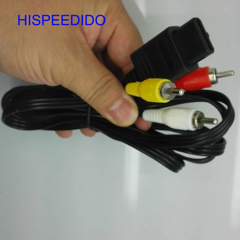 Hiseedo 10 шт./лот 6ft 1 8 м аудио тв видео кабель AV к RCA для Super Nintendo GameCube N64 SNES|lot lot|cable forcable