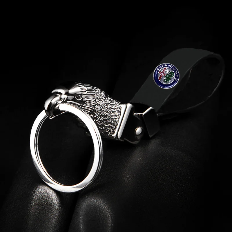 Брелок для ключей с головой орла мужской аксессуар Alfa Romeo|car key ring|alfa chainalfa romeo chain |