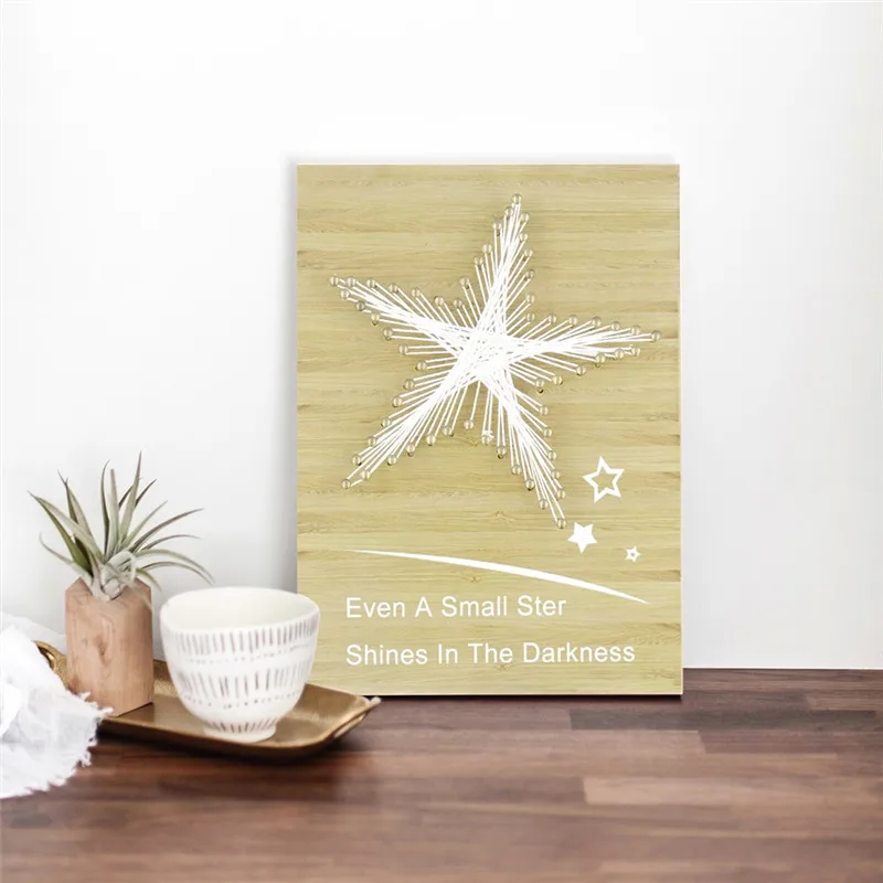 Imixlot Home Decor Painting Table Desktop Picture with Photo Frames String Art Sign DIY Decoration | Дом и сад