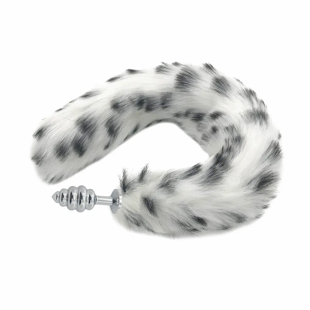 Cosplay Accessories Fetish Fantasy Soft Wild Fox Tail Stainless Steel and Silicone Anal Plug Butt Vibrator for Man Woman Gay | Красота и