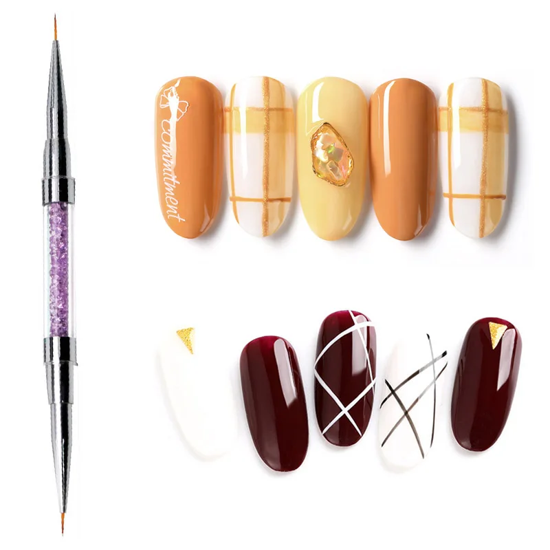 Кисть для подводки ногтей ручка рисования Маникюр Инструменты дизайна 998|Доттсы|