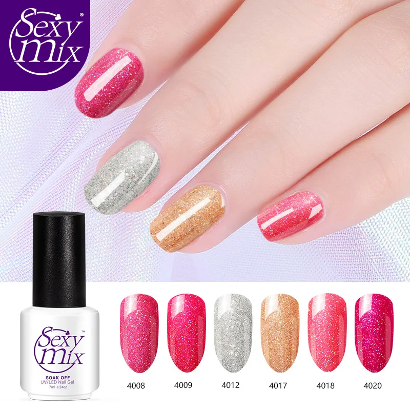 Цветной неоновый УФ Гель лак для ногтей 7 мл профессиональный красного цвета