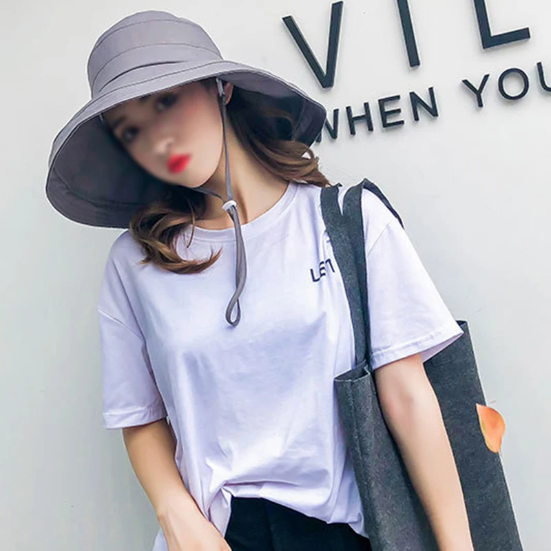 Женская летняя шляпа модная от солнца Повседневная универсальная