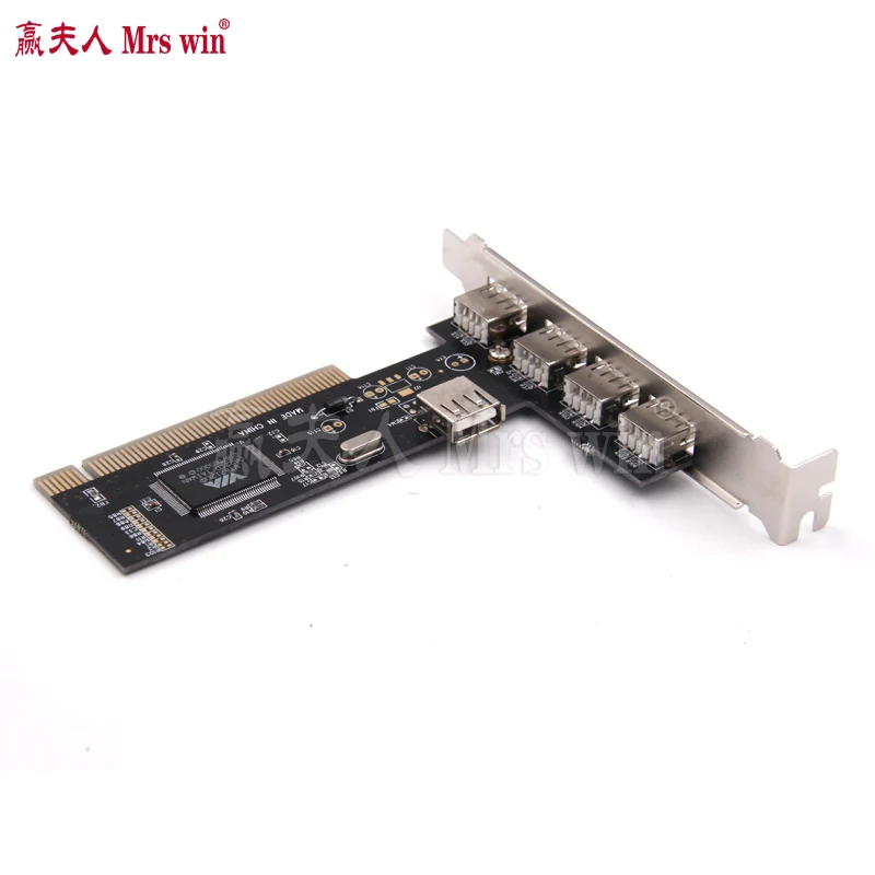 PCI USB 2 0 контроллер карта 4 порта 480 Мбит/с высокоскоростной адаптер|pci card|pci controllercard