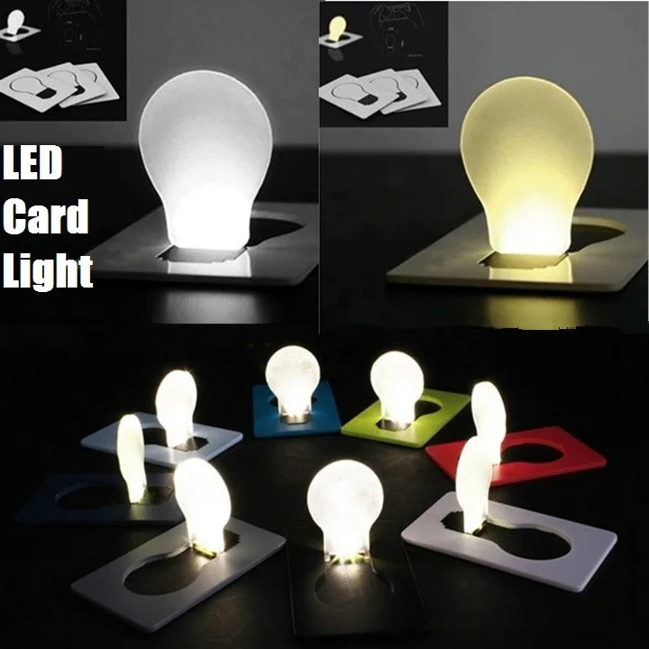 Getop карточный фонарь для кемпинга карманный светодиодный ночник кошелек