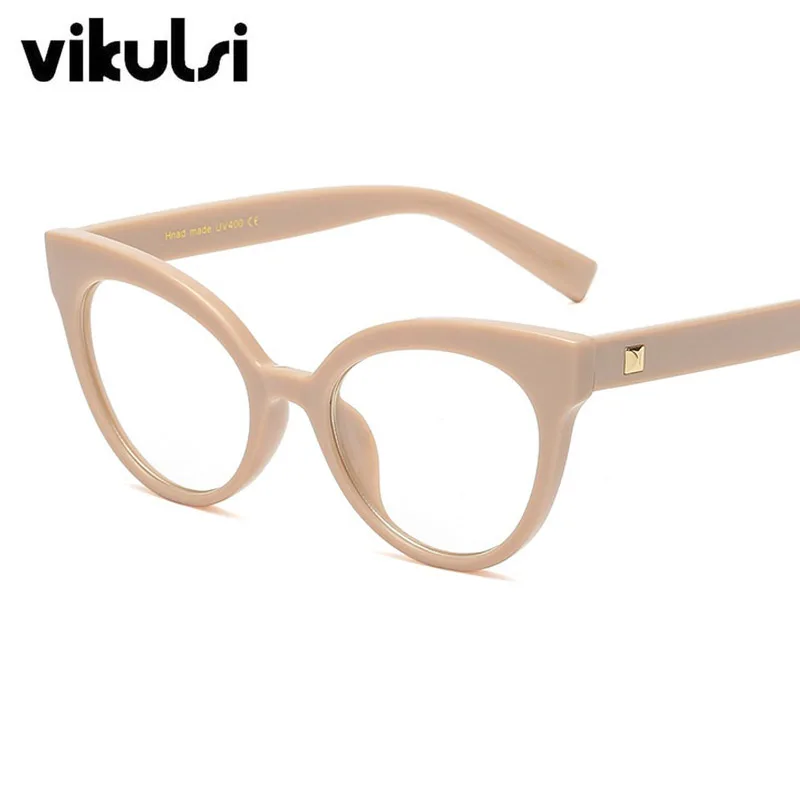 Новый Винтаж кошачий глаз прозрачные Очки Солнцезащитные очки для женщин Для