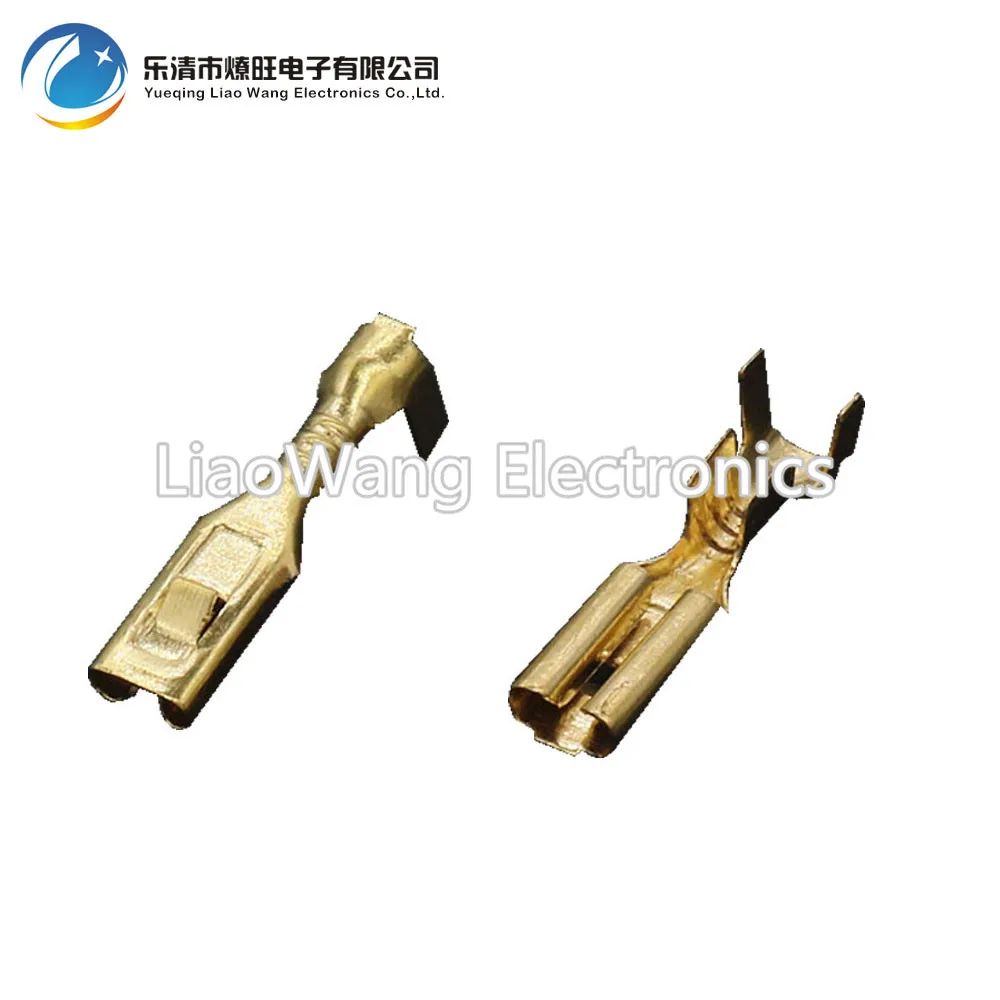 

100 PCS 2.8 series plug socket DJ621-A2.8x0.5A automotive connector block copper terminal