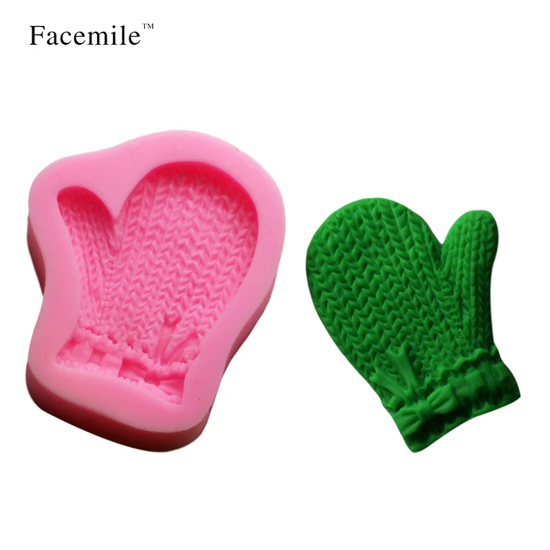 Рождественская форма для мыла в форме перчатки сахарное ремесло украшение торта