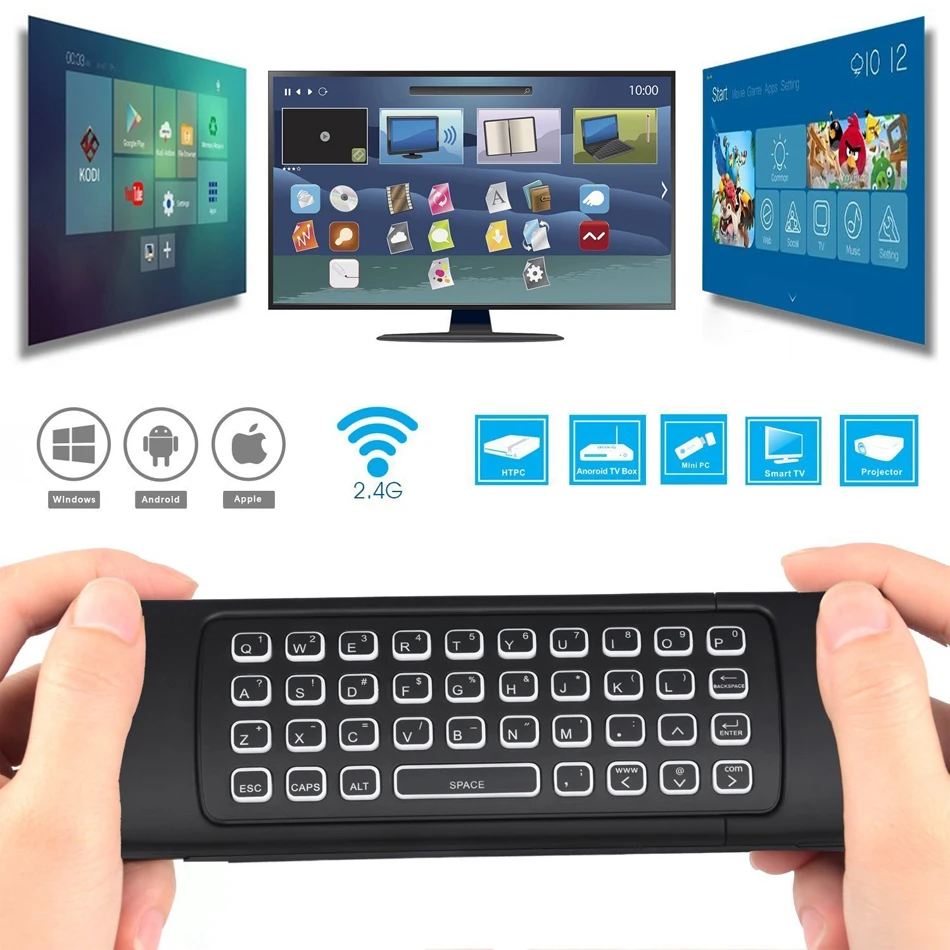 MX3 MX3-L с подсветкой Air mouse T3 умный голосовой пульт дистанционного управления 2,4G RF Беспроводная клавиатура для X96 mini KM9 A95X H96 MAX Android tv Box