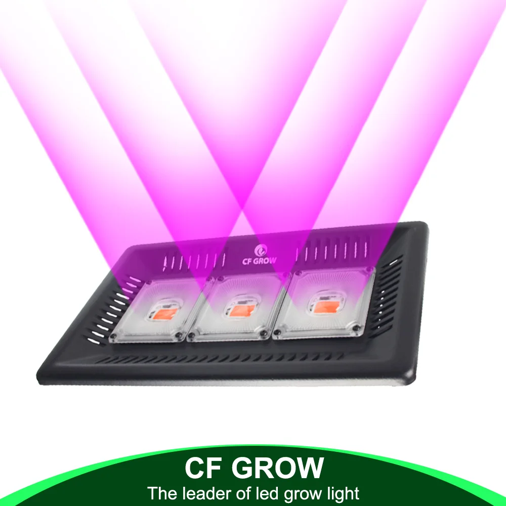 Светодиодная лампа для гидропоники CF Grow COB, ультратонкий водонепроницаемый светильник для выращивания овощей и цветений в помещении, полно... от AliExpress RU&CIS NEW