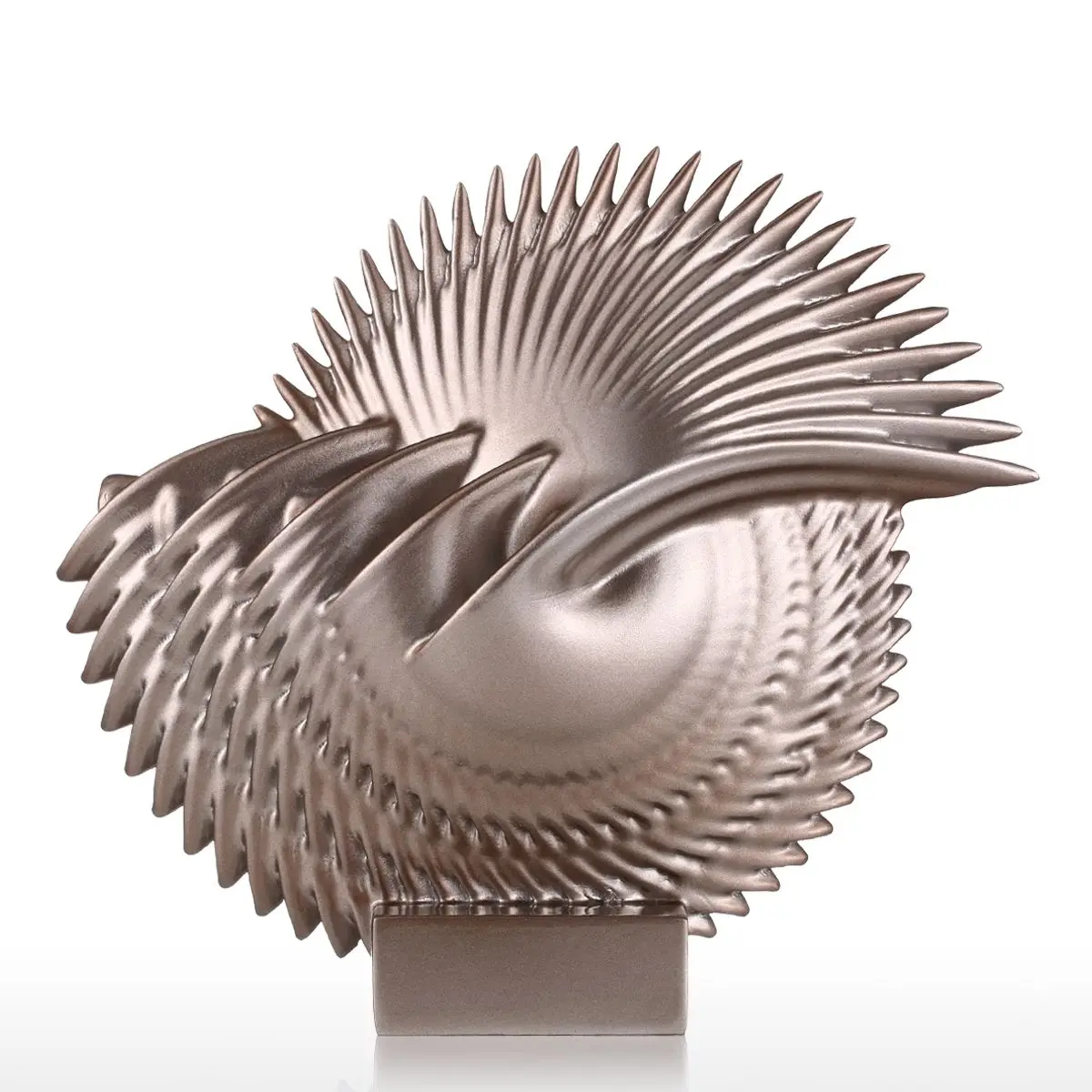 Tooarts листья стекловолокна скульптура украшение дома оригинальный дизайн