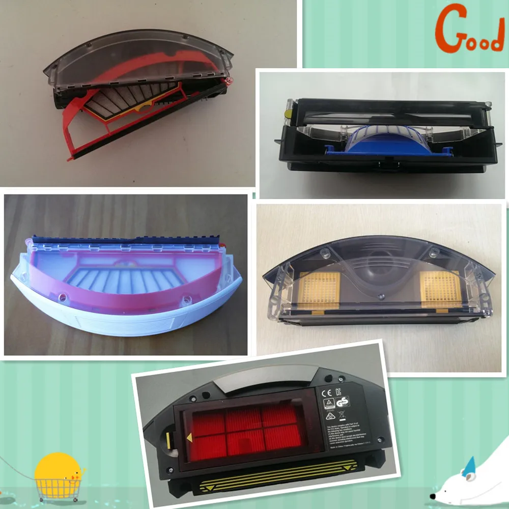 Мешок для сбора пыли фильтр коробки bin collecter iRobot Roomba 500 600 700 800 900 560 581 520 595 650 680 780 770 880