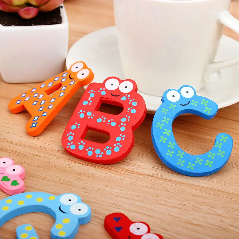 Холодильник Деревянный магнит Детские/Детские игрушки A Z образовательный