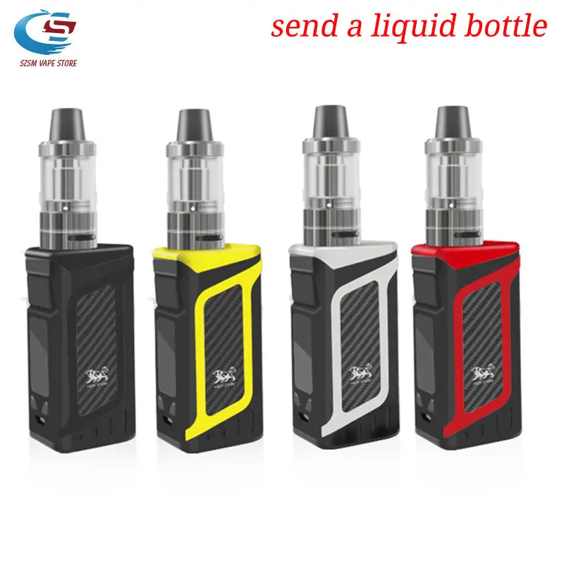 Новейшая электронная сигарета 80 Вт набор для вейпа с батареей 2000 мАч атомайзером