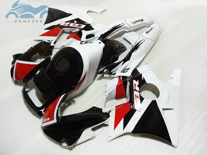 Дешевый обтекатель ABS для HONDA 1991 1992 1993 1994 CBR600 F2 Белый Черный дорожный