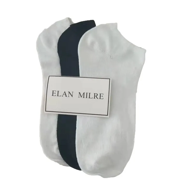Elan Milre Низкая Талия Короткие весенние и летние мужские носки 3 пары партии