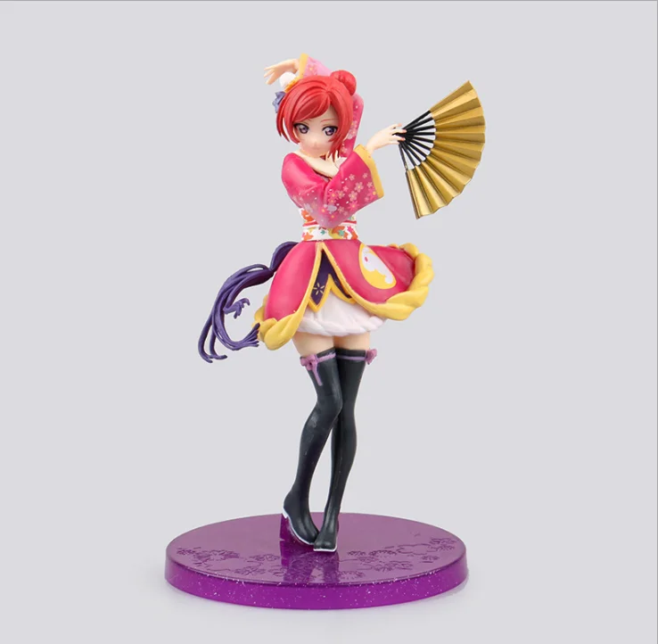 9 видов стилей Аниме LoveLive School Idol Project Kotori Minami Nozomi Tojo Honoka Kousaka Kimono Ver 17 см фигурку