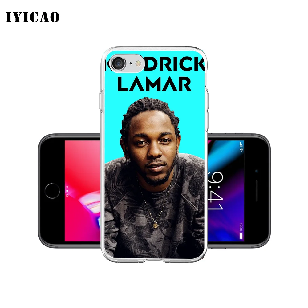 IYICAO Kendrick Lamar Рэппер Мягкий силиконовый чехол для телефона iPhone X XR XS MAX 6 6s 7 8 Plus 5 5S SE