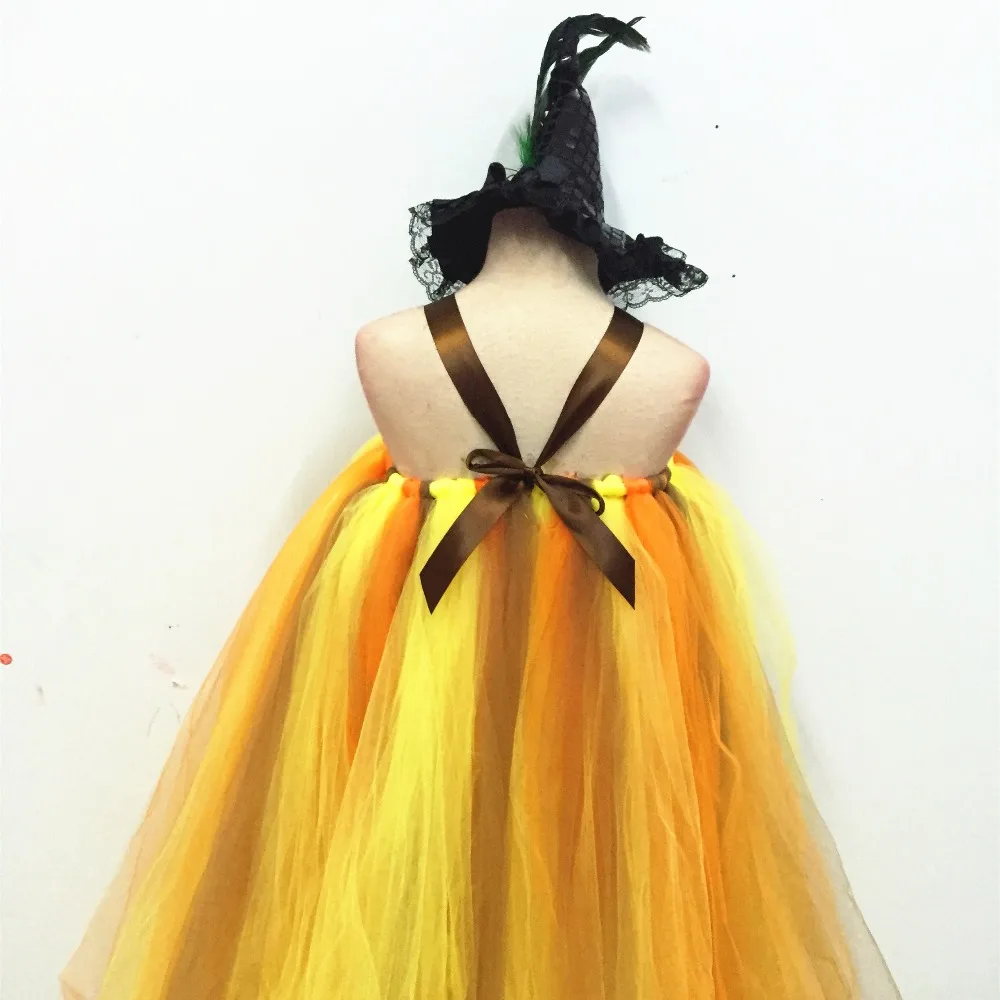 Платье для Хэллоуина с подсолнухами и тыквой девочек платье-пачка детские