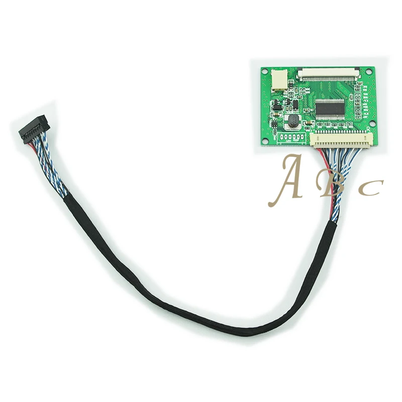 LVDS 1ch 6 бит S6 DF14 20 Pin поворот к 50Pin TTL сигнал T conboard конвертер плата для 5 ~ 9 дюймов 1024x768