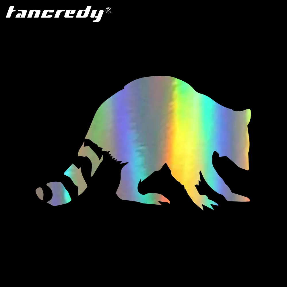Tancredy 20*12 5 см Новый Стиль Енот ослепительные Стикеры для автомобиля наклейки