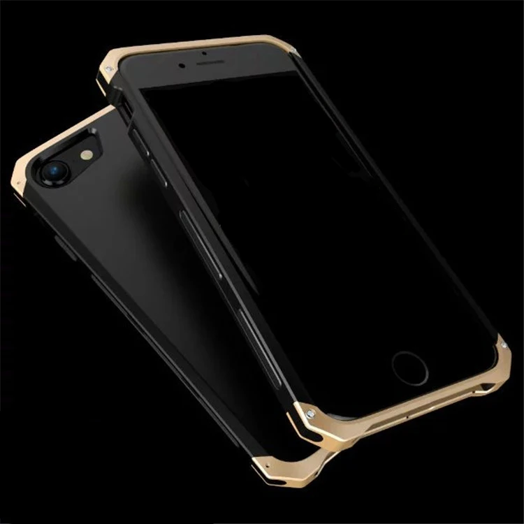 Алюминий металлический бампер + PC чехол противоударный для на афон iPhone SE 2 2020 5S 5 s 6s