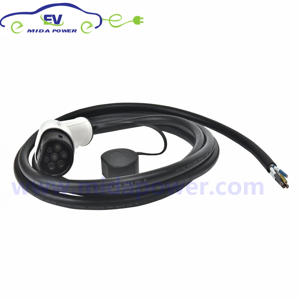 5 метровый 32A 1 фазный Тип 2 EV зарядный шнур IEC 62196 Mennekes удлинитель|ЗУ и оборудование