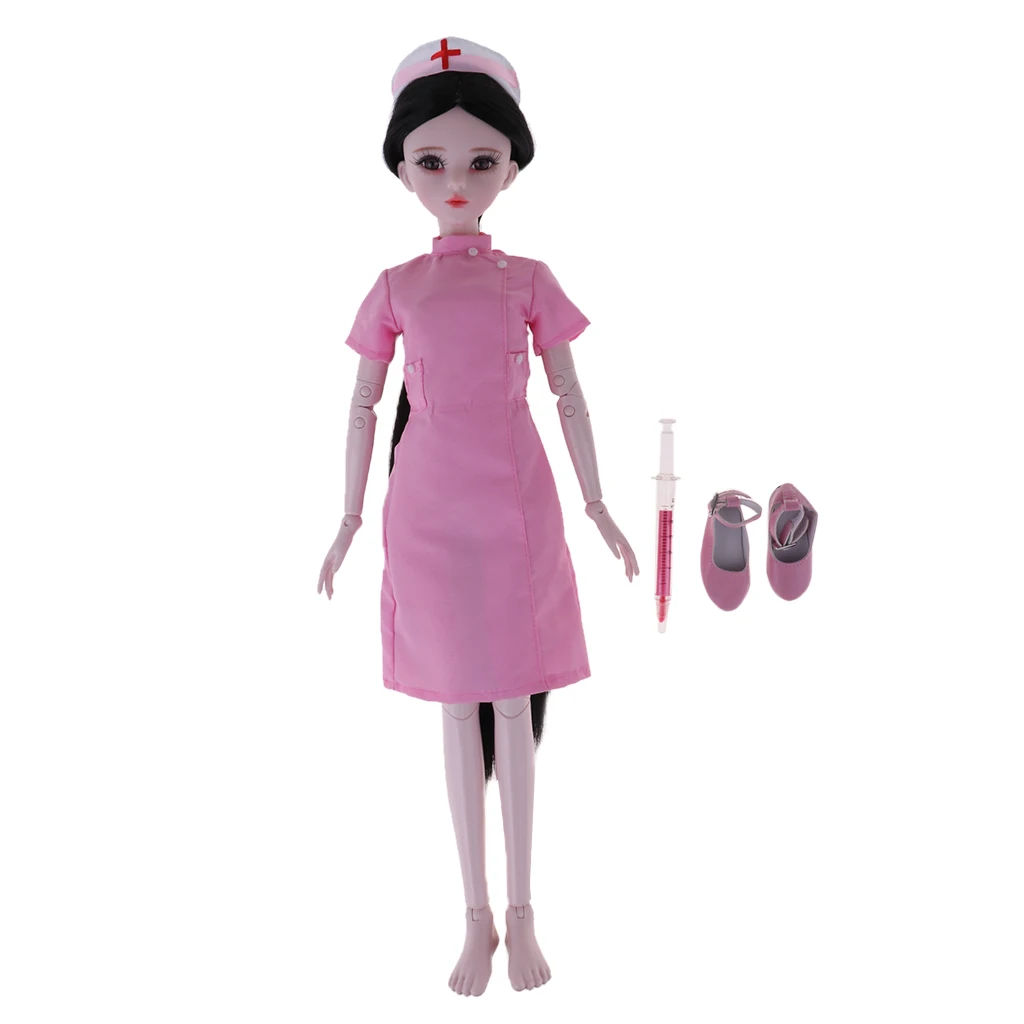1/3 BJD кукла ручной работы модная девочка кукла-няня с розовой одеждой и обувью игольчатый набор