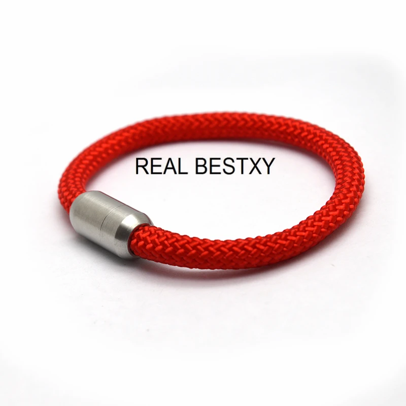 Браслеты BESTXY из нержавеющей стали с магнитной застежкой веревочные браслеты