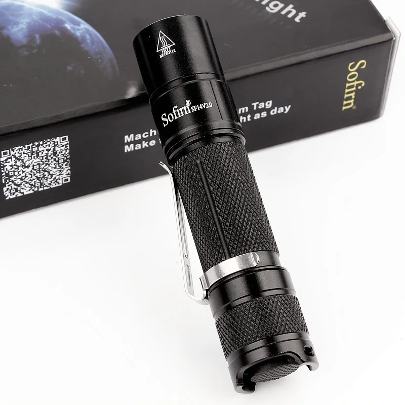 Sofirn SF14 V2.0 комплект Портативный Мини светодиодный фонарик мощный AA 14500 CREE XP G2 600LM