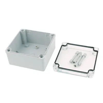125x125x75 мм прозрачная Крышка герметичная коробка пылезащитный IP65