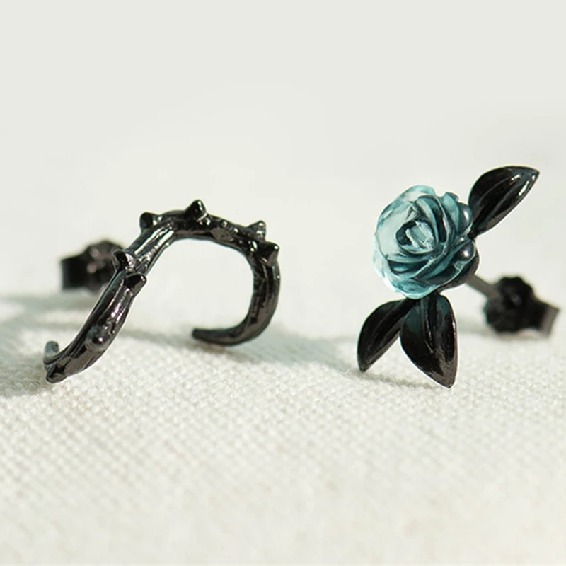 Женские асимметричные серьги гвоздики с шипами|earrings stud|womens earings studsfashion studs |