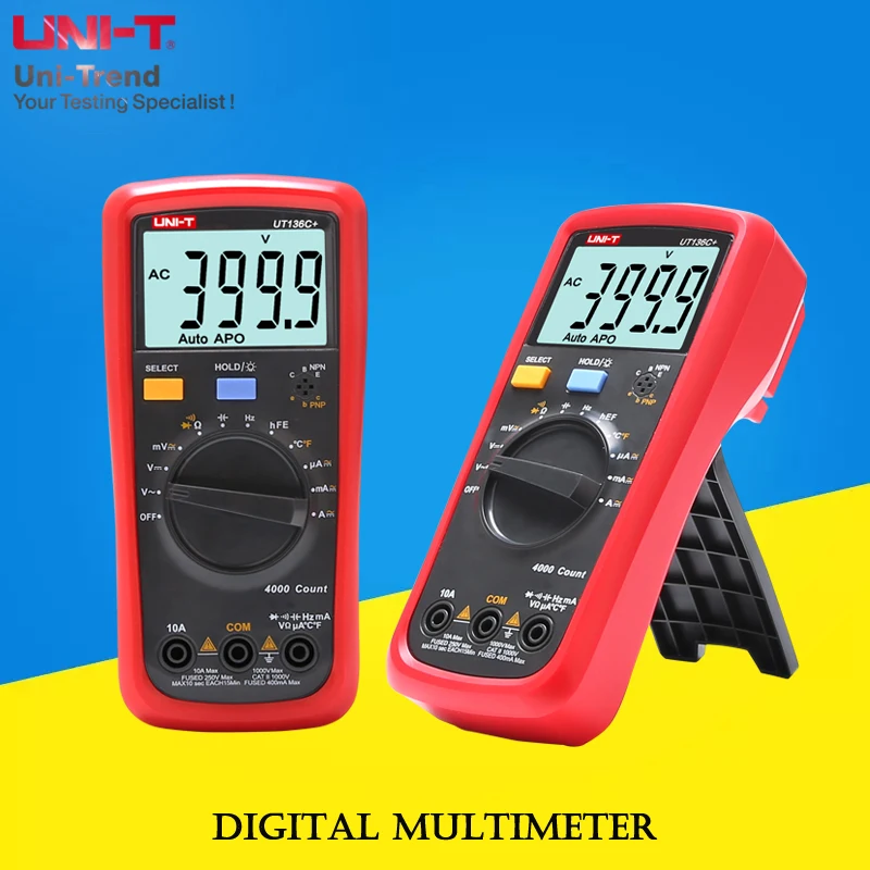 UNI T UT136C +/UT136B + автоматический цифровой мультиметр Цифровое