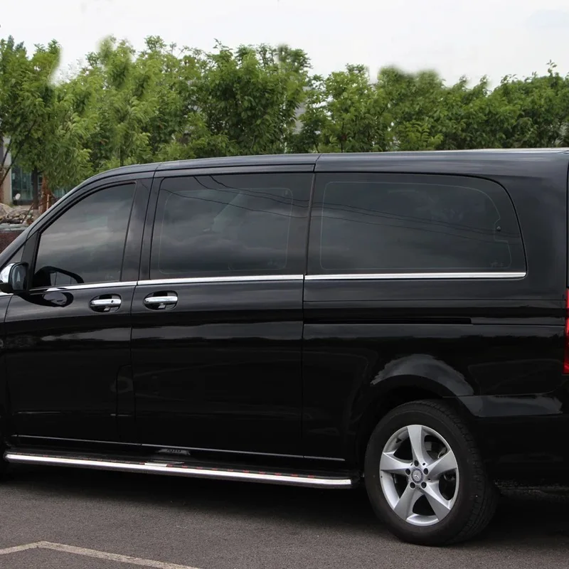 

8 шт., накладки на окна из нержавеющей стали для Mercedes Benz Vito 2016-2017